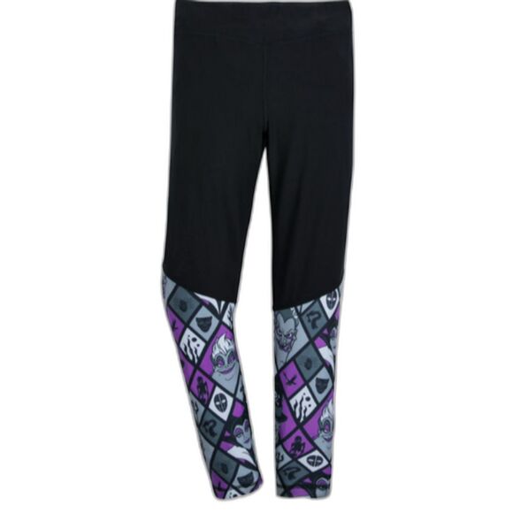 NEW Sz 3X Disney Parks Leggings Villain Maleficent Hades Ursula Halloween - Picture 1 of 8